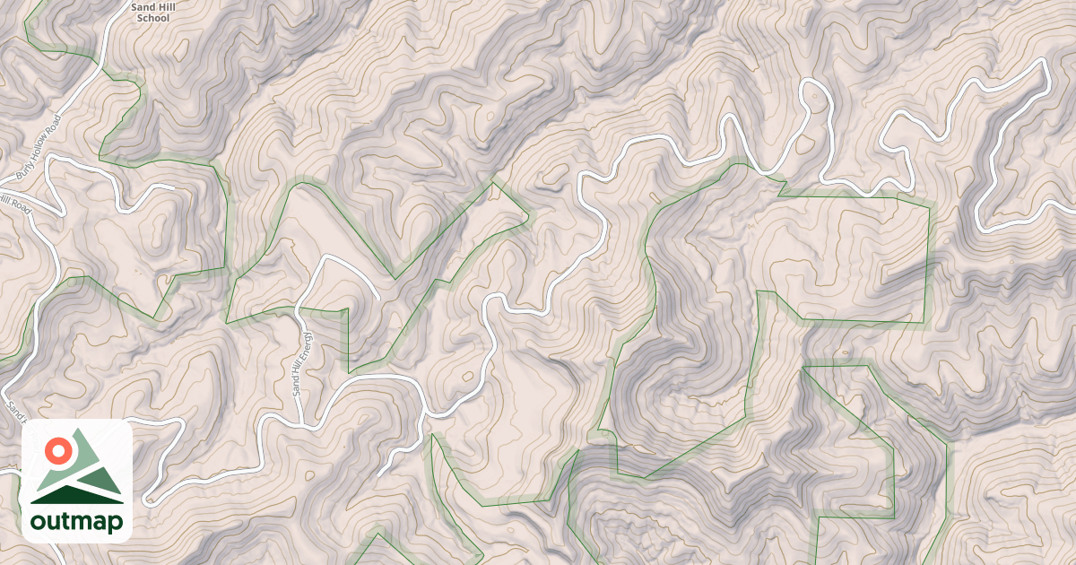 Map of PANTHER RIDGE