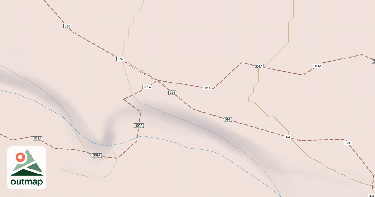Map of Circle T Atv