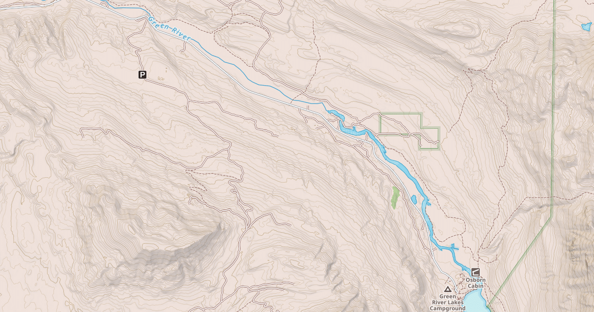 Map preview of GL SNOWMOBILE TRAIL
