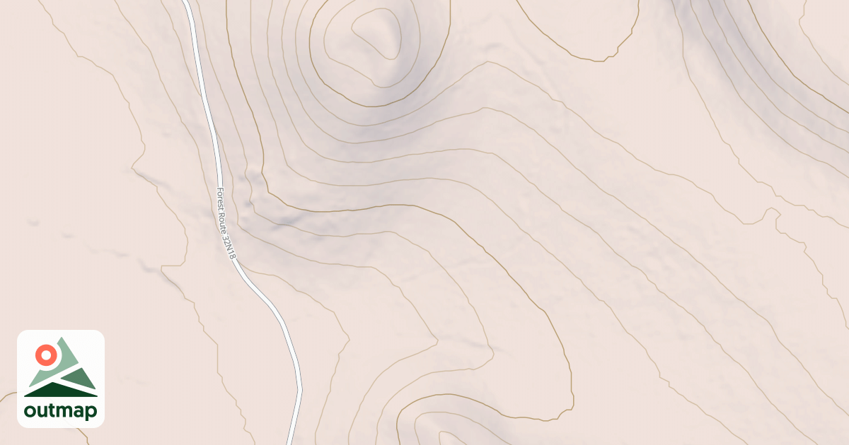 Map of ASH BUTTE