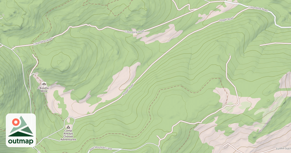 Map of PISGAH