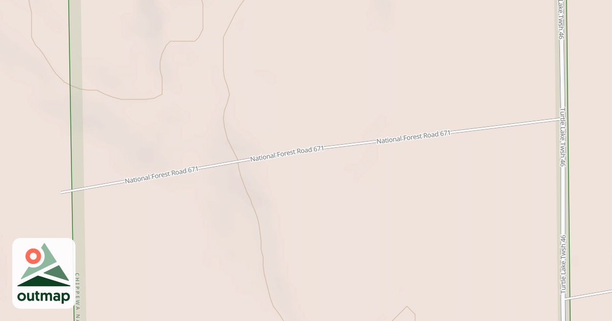 Map of FR 3782 SPUR A