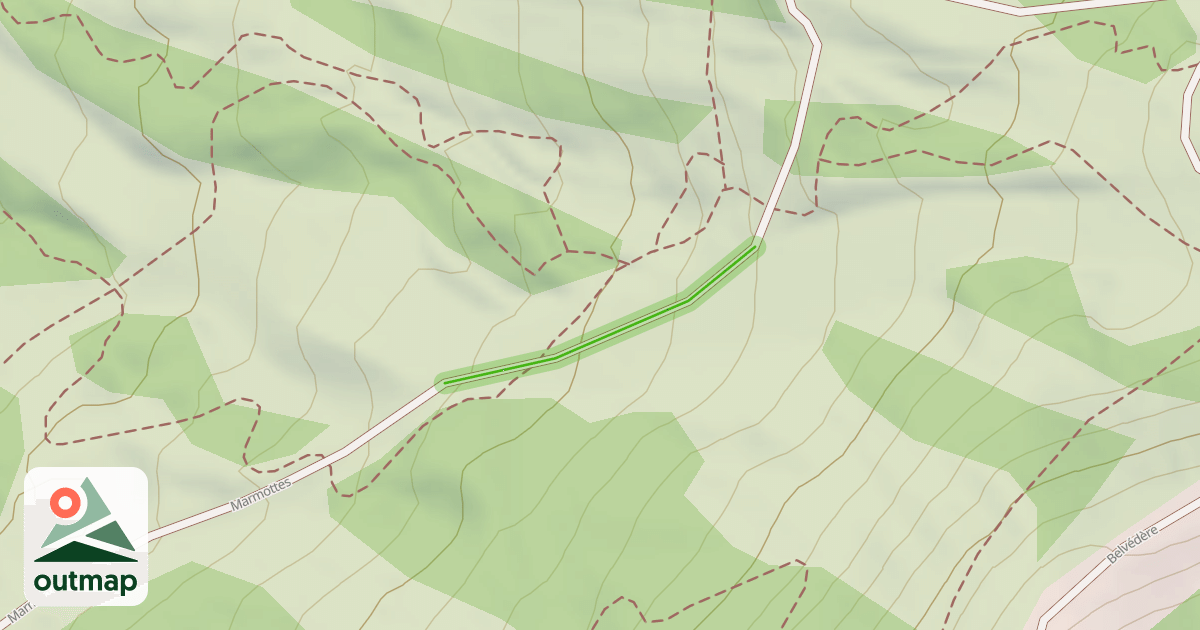 Map of Belvédère