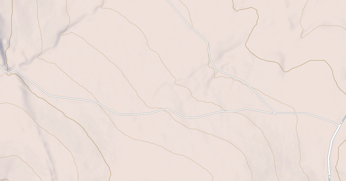 Map preview of CUSTER CROSSING BR 1J