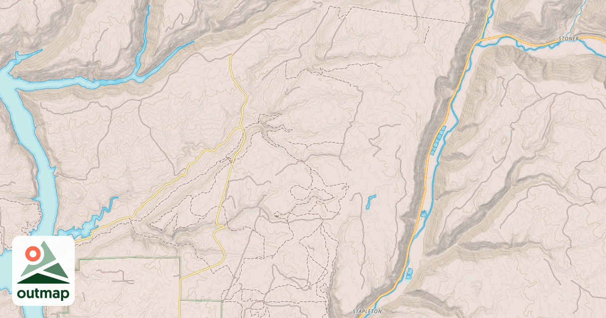 Map of BOGGY DRAW