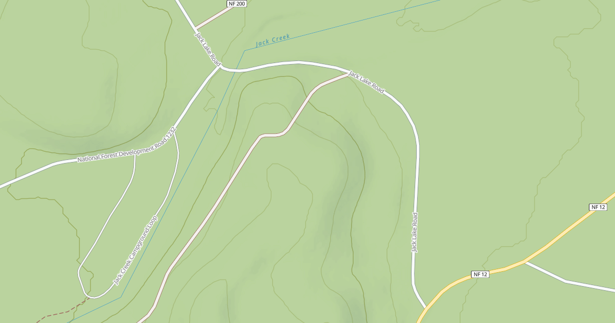 Map preview of USFS Motor Vehicle Use Map Roads {17DB4F08-6520-4613-A195-151442699FA9}