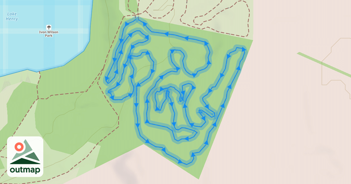 Map of Ivon Wilson Blue