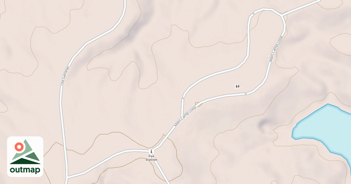Map of MAIN CAMP LOOP