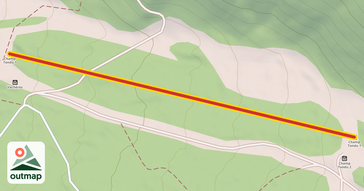 Map of Champ Tondu 1