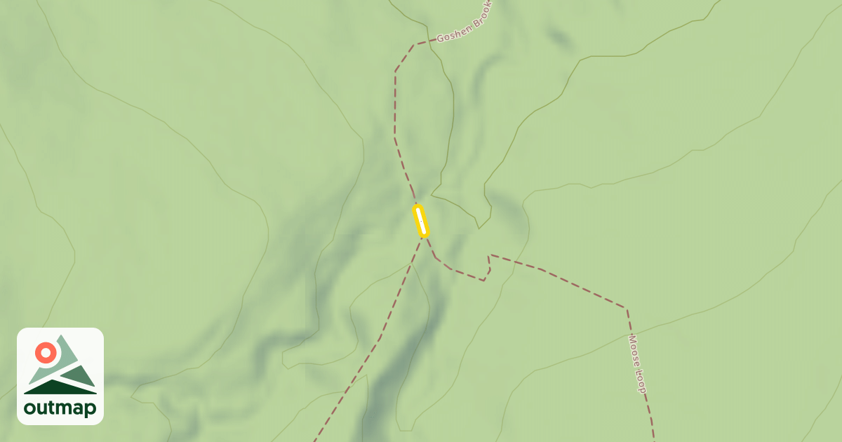Map of Goshen Brook Trail