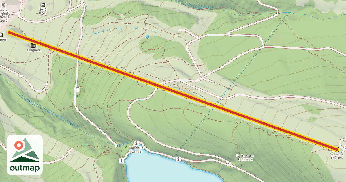 Map of Vologne Express