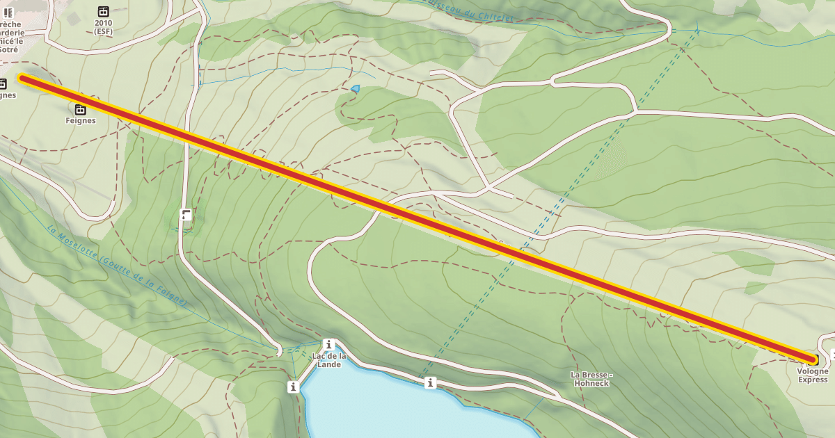 Map preview of Vologne Express