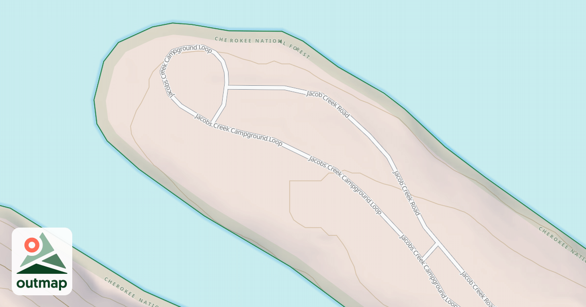 Map of JACOBS CR.REC.LOOP C