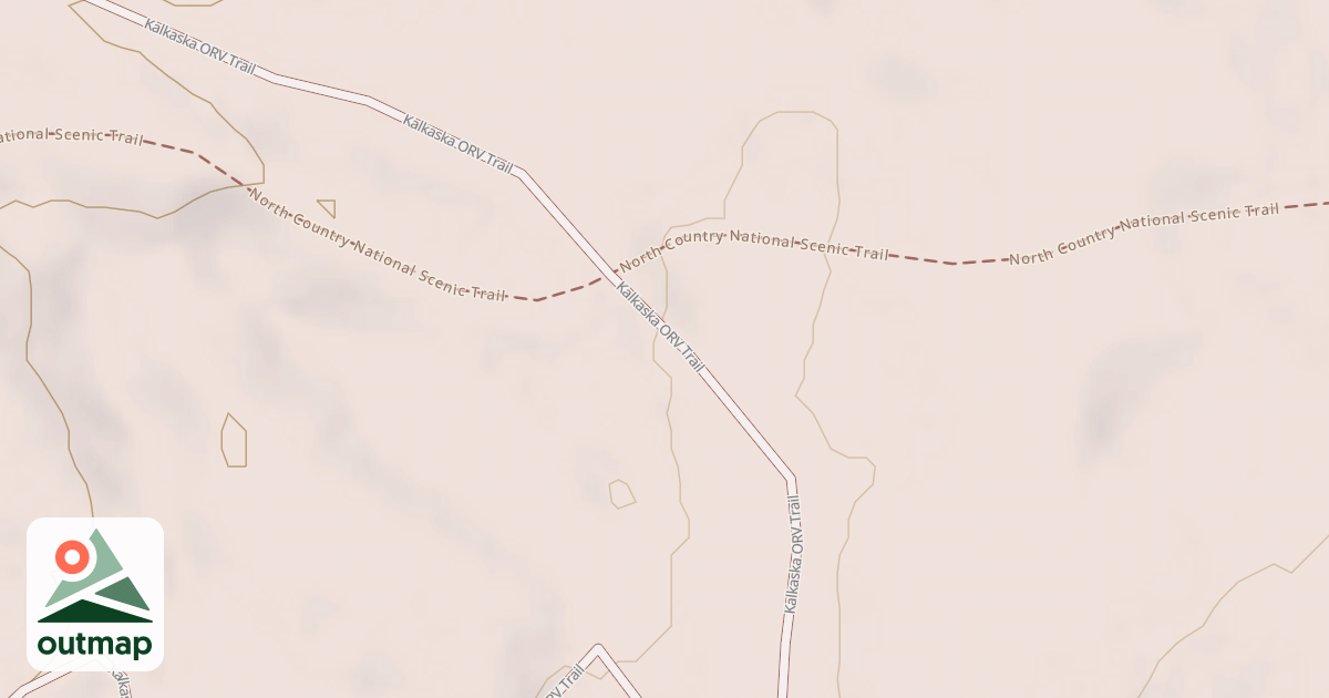 Map of Kalkaska Trail