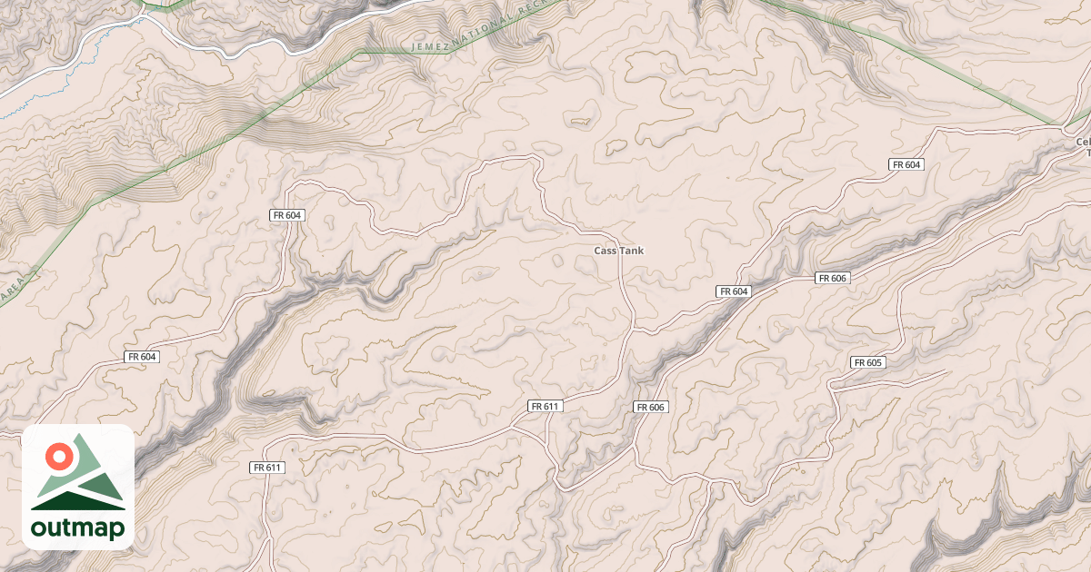 Map of SCHOOL HOUSE MESA