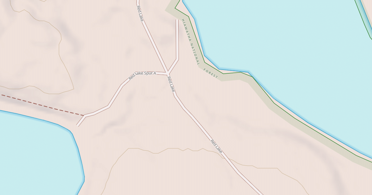 Map preview of RED LAKE SPUR F