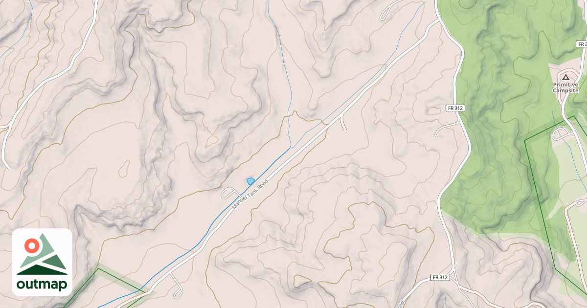 Map of MANUEL TANK
