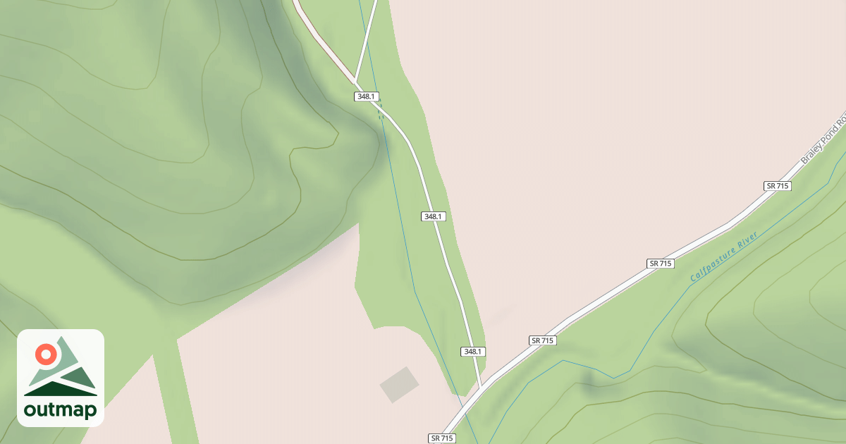 Map of BRALEY POND