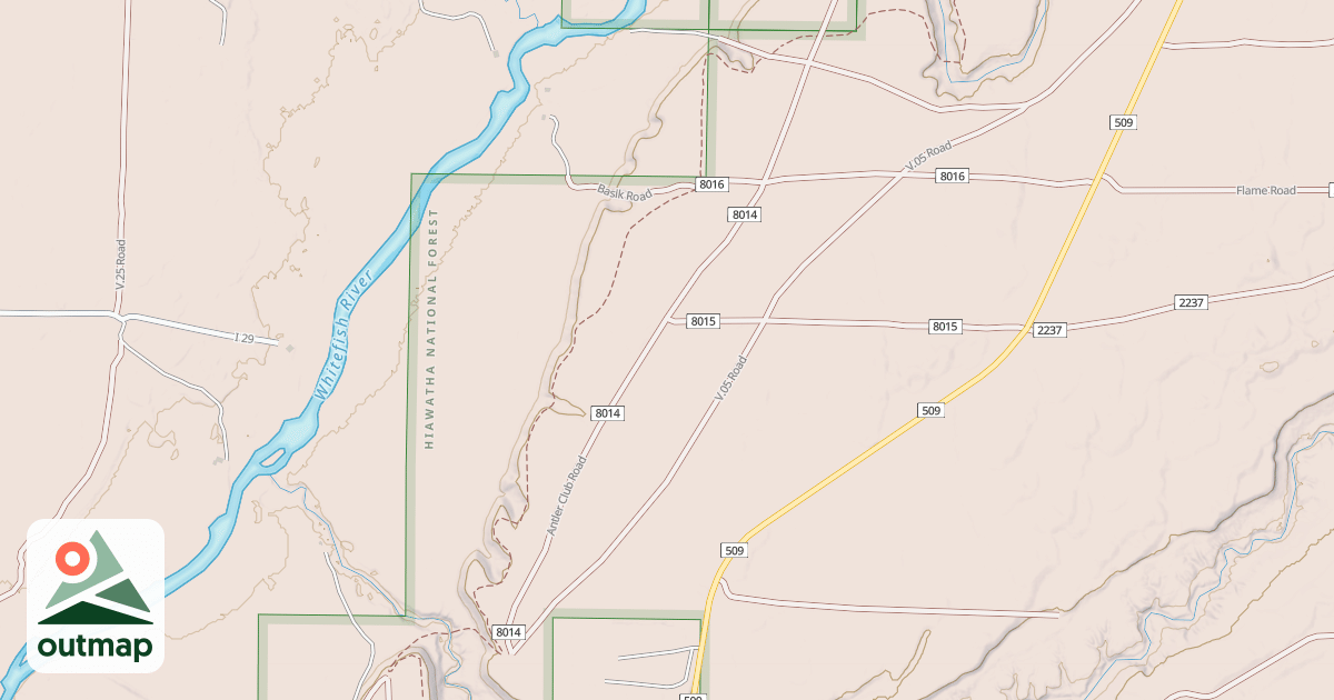 Map of ANTLER CLUB