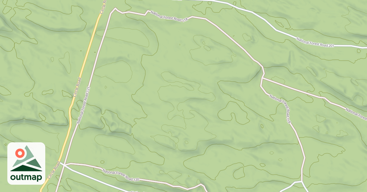 Map of USFS Motor Vehicle Use Map Trails 470926010602