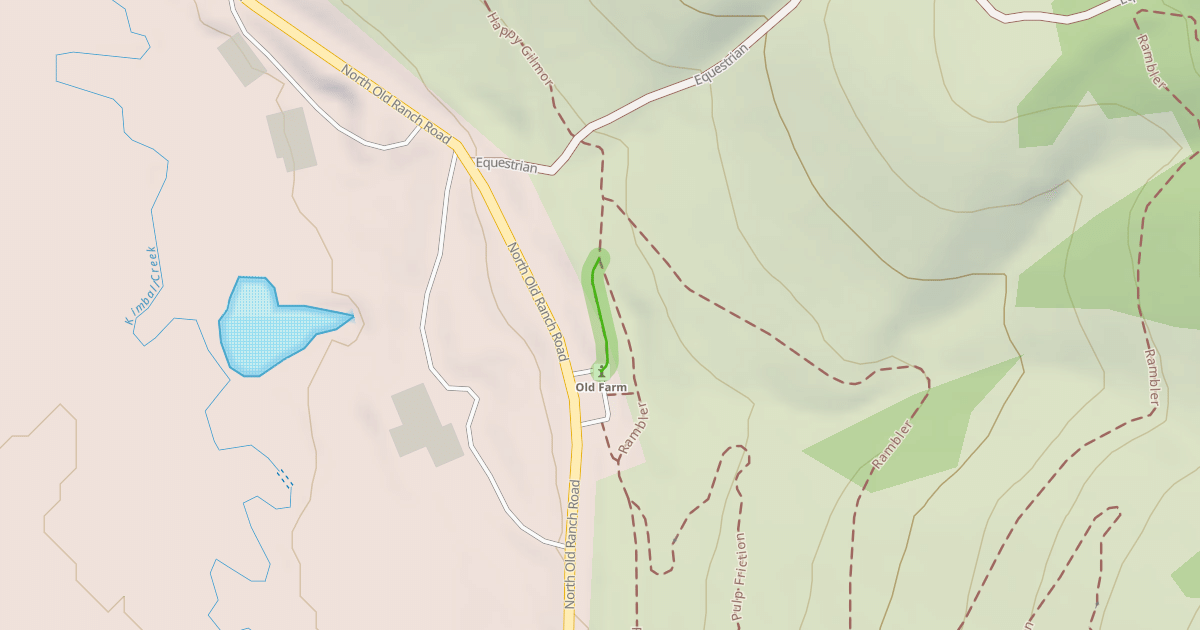 Map preview of Old Ranch Access