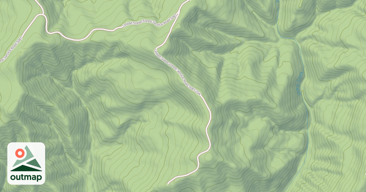 Map of USFS Motor Vehicle Use Map Roads {970DD8D4-71DD-42DC-A1D3-283490A506EE}