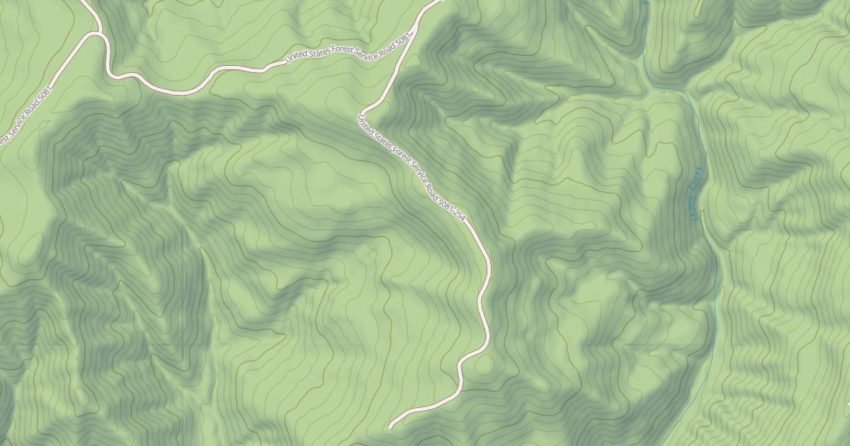 Map preview of USFS Motor Vehicle Use Map Roads {970DD8D4-71DD-42DC-A1D3-283490A506EE}