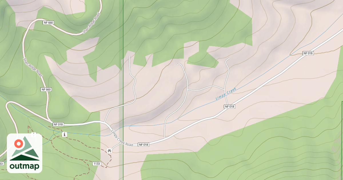 Map of LIMPY CREEK