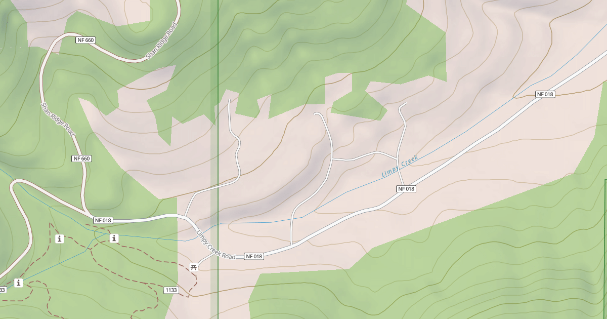 Map preview of LIMPY CREEK