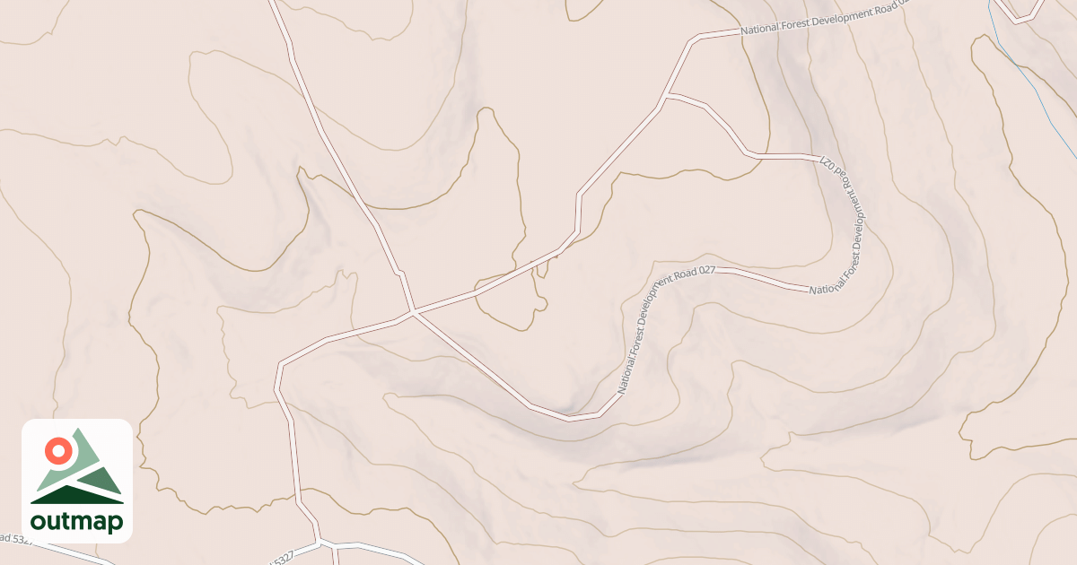 Map of USFS National Forest System Roads {70F3483D-0483-45CF-886A-336A5119A913}