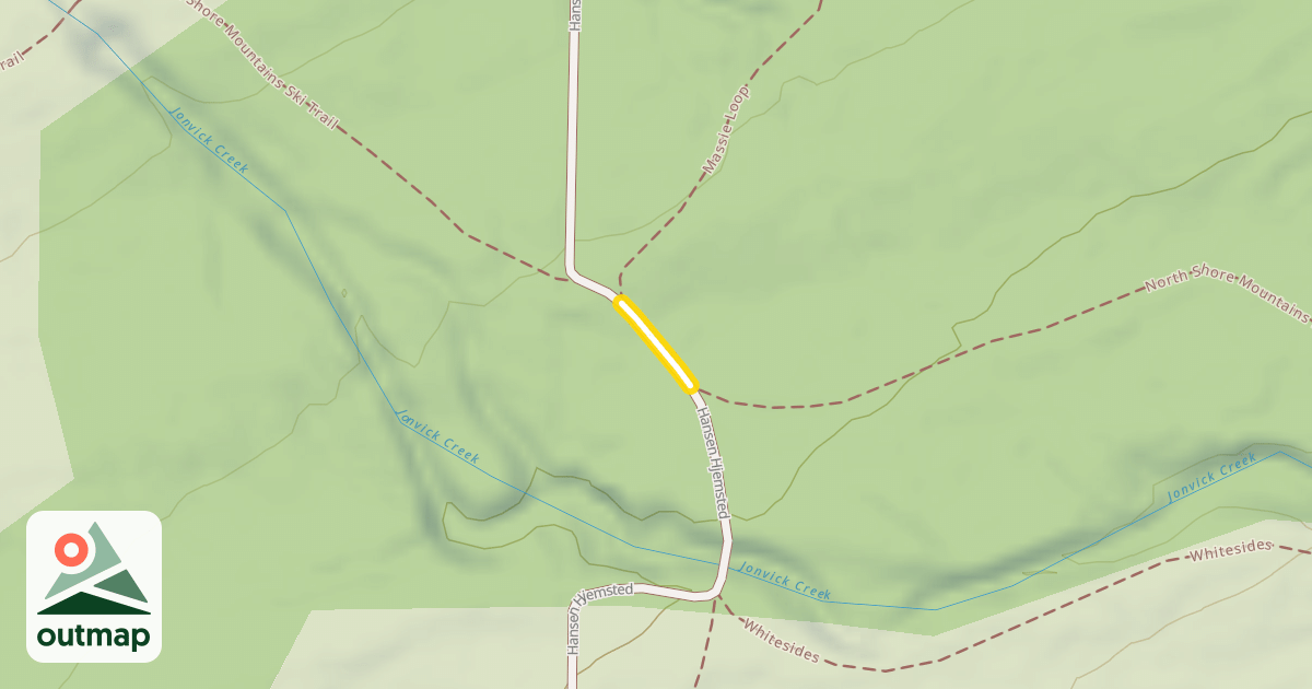 Map of Hansen Hjemsted