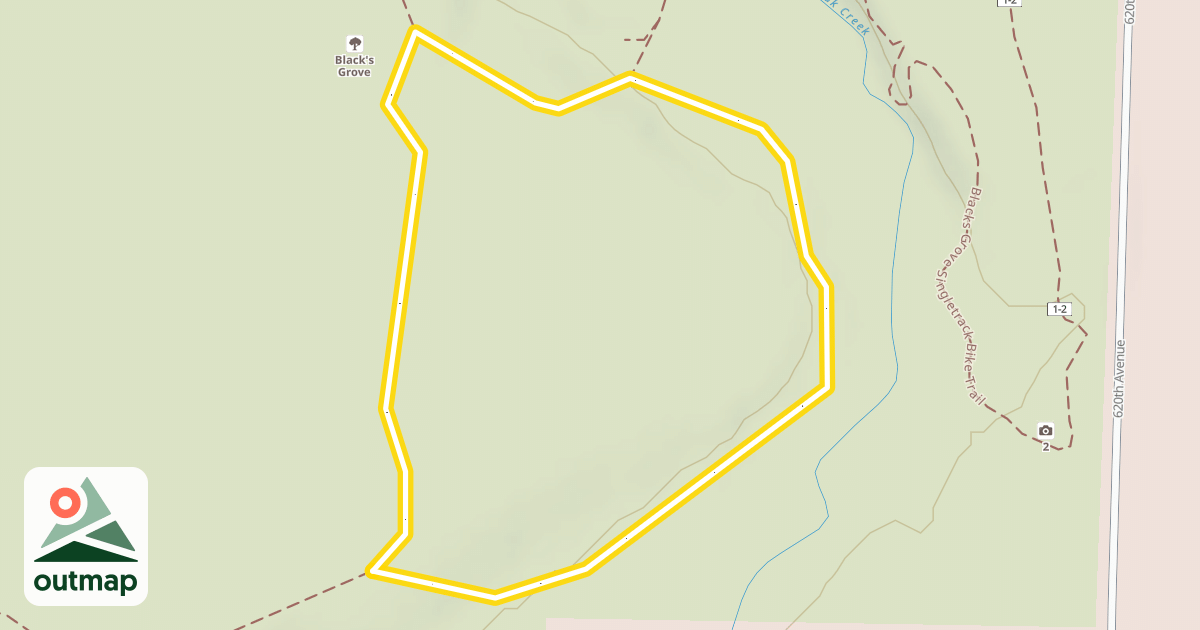 Map of Black's Run