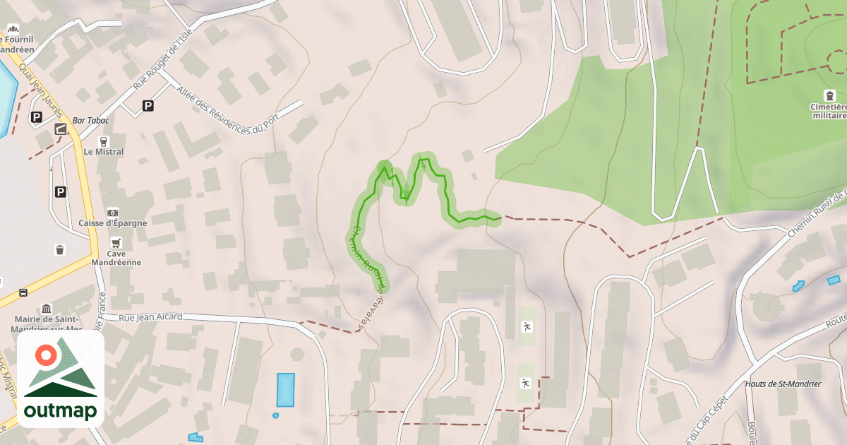 Map of Chemin Rural de Cavalas
