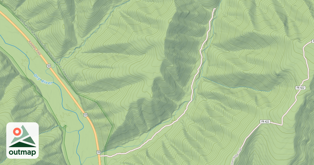 Map of KEPHART RUN