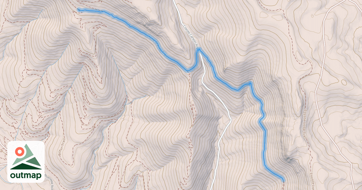 Map of Stone Giants Trail
