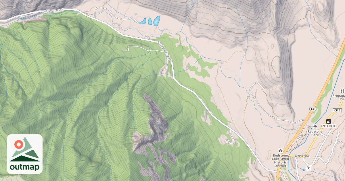Map of COAL BASIN