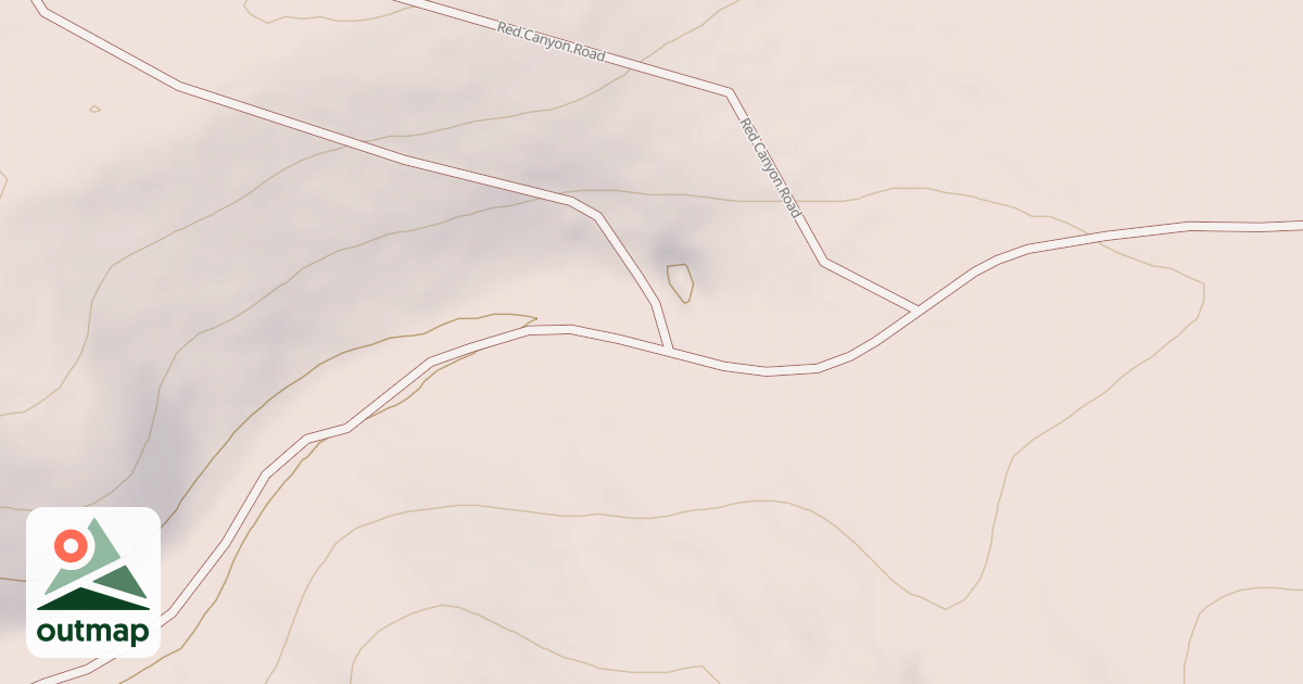 Map of RED PINE RIDGE ROAD