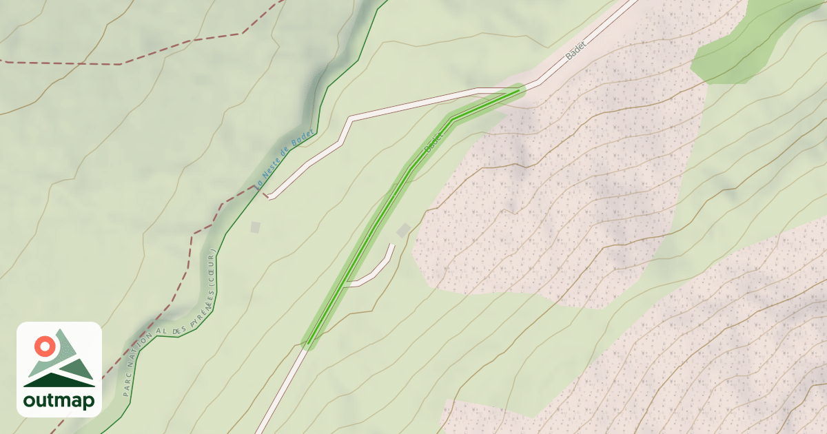 Map of Badet