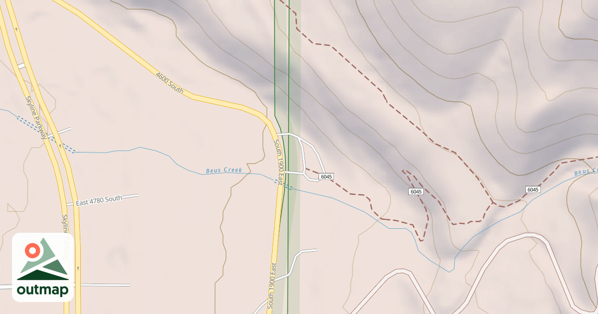 Map of BEUS T.H