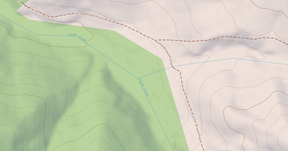 Map preview of Cache Creek Snow
