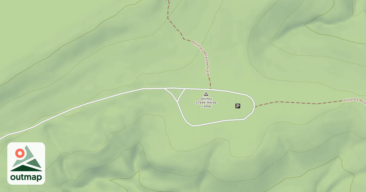 Map of SHIRLEY CREEK HC-EAST Y
