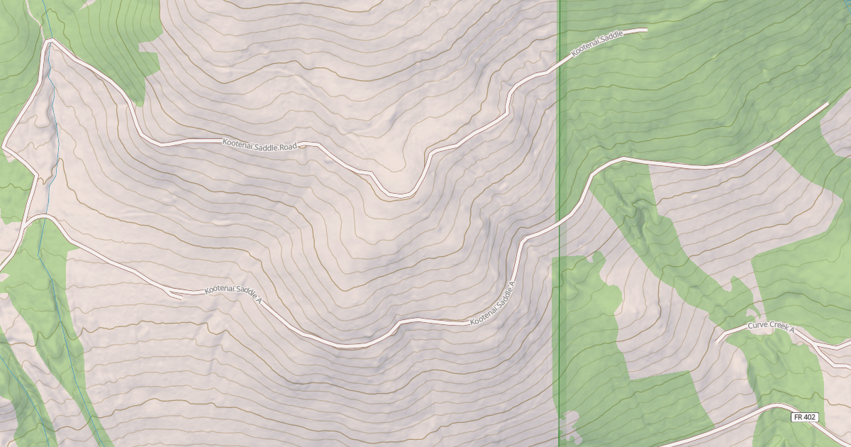Map preview of KOOTENAI SADDLE A