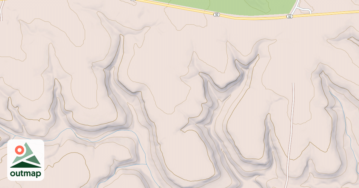 Map of NORTH JACKTAR HOLLOW