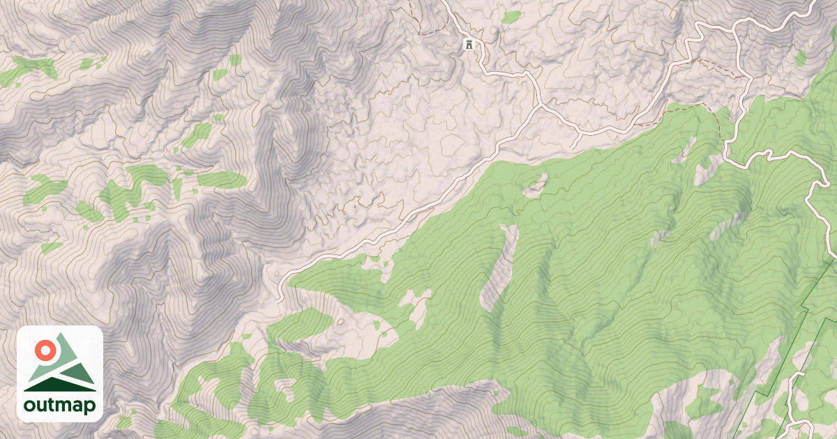 Map of HOMESTAKE MINE