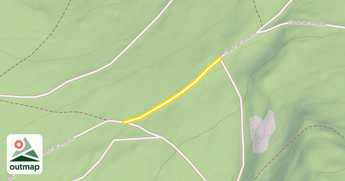 Map of Chemin des Immerlins