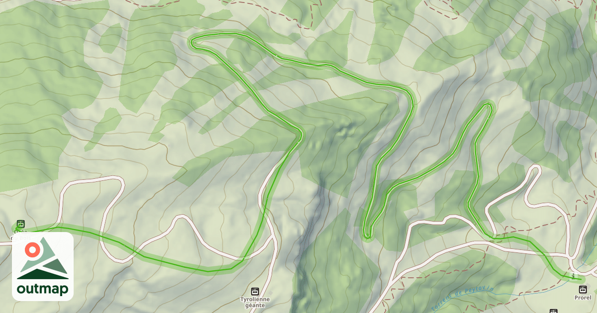 Map of 3 Croix