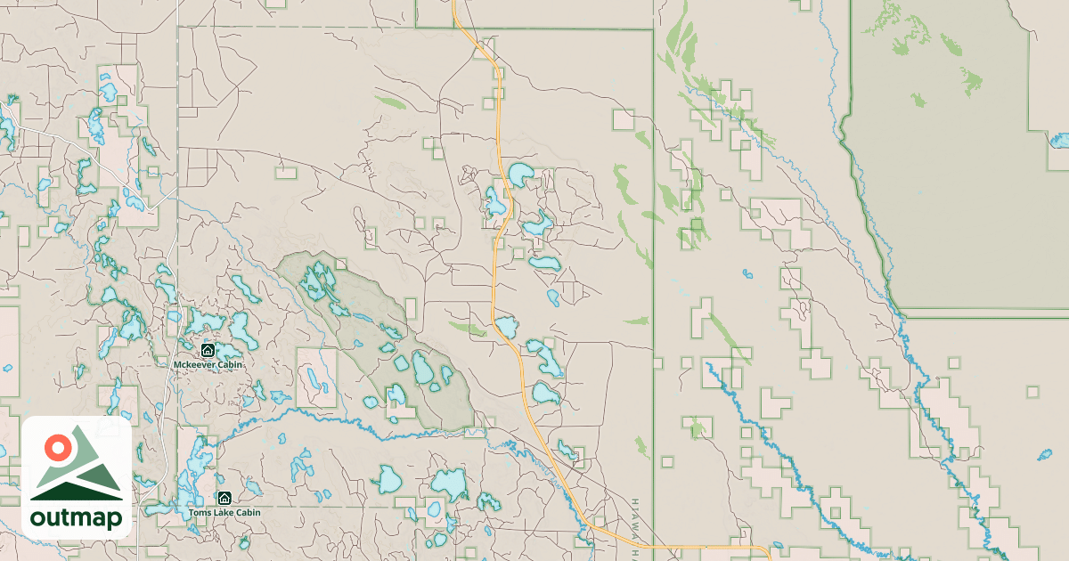 Map of HAYWIRE GRADE ATV