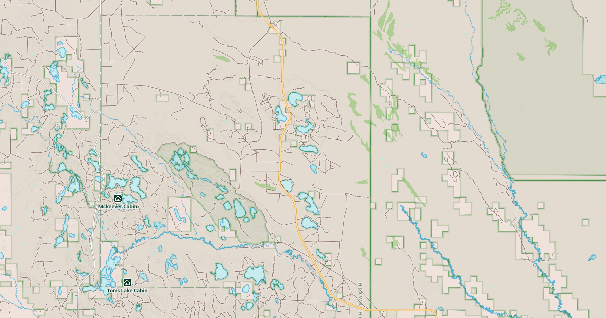 Map preview of HAYWIRE GRADE ATV