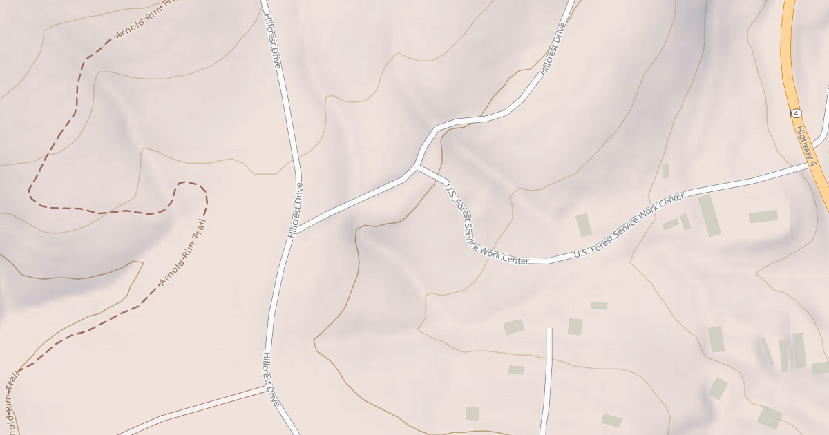 Map preview of HATHAWAY PINES WC ROAD