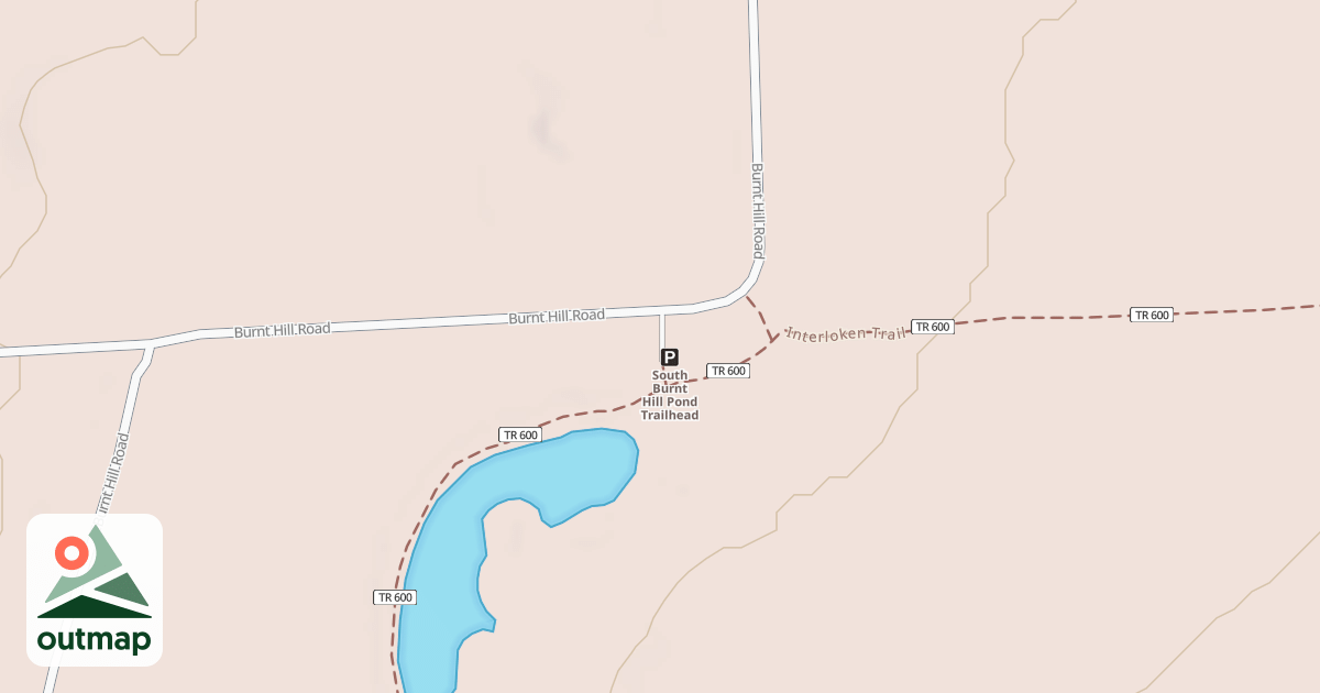 Map of SOUTH BURNT HILL POND PARKING